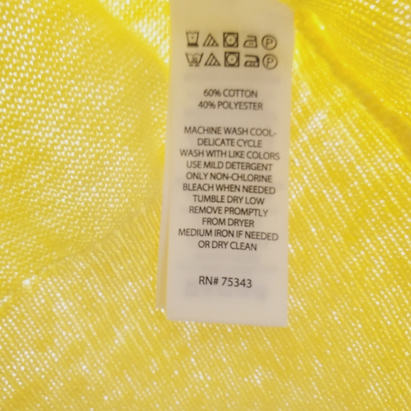 🆕️Joie Yellow Knit Vest Top Size XL - Picture 4 of 4